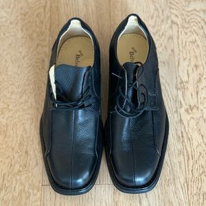 Belvedere men leather black shoes size 11 1/2 W